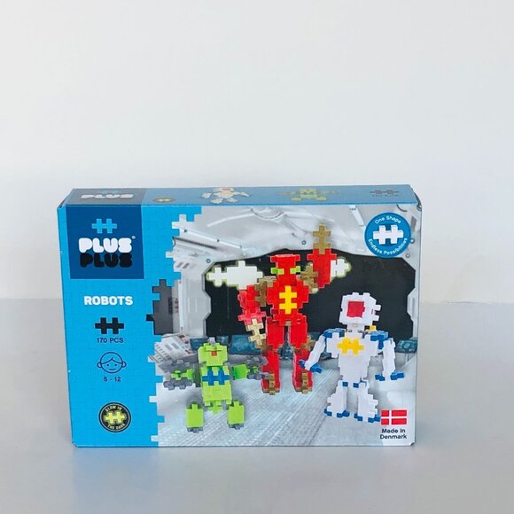 Plus-Plus Robots 170 pc Pastel Building Set Made in Denmark New Sealed Age 5+ - Picture 14 of 16